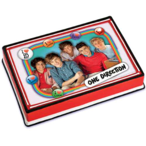 One Direction Edible Icing Image #2 - Click Image to Close